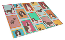Load image into Gallery viewer, Lots of Liver English Springer Spaniel Glass Cutting Boards – Durable, Decorative Kitchen Art Large