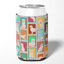 Load image into Gallery viewer, Lots of Cream Golden Retriever Can or Bottle Hugger