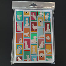 Load image into Gallery viewer, Lots of Cream Golden Retriever Greeting Cards -  Blank Note Cards – 8-Pack of Artist-Designed Cards with Envelopes