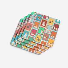 Load image into Gallery viewer, Lots of Red and White Jack Russell Terrier Foam Coaster