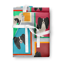 Load image into Gallery viewer, Lots of Black and Whtie Papillon Apron – Artist-Designed Kitchen, BBQ &amp; Craft Apron