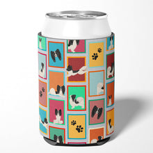 Load image into Gallery viewer, Lots of Black and Whtie Papillon Can or Bottle Hugger