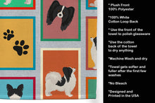 Load image into Gallery viewer, Lots of Black and Whtie Papillon Kitchen Towel