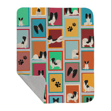 Load image into Gallery viewer, Lots of Black and Whtie Papillon Quilted Blanket 50x60