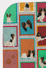 Load image into Gallery viewer, Lots of Tricolor Papillon Quilted Blanket 50x60