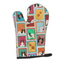 Load image into Gallery viewer, Lots of Tricolor Papillon Oven Mitt