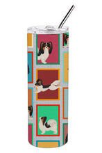 Load image into Gallery viewer, Lots of Tricolor Papillon Stainless Steel 20 oz Skinny Tumbler