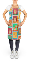 Load image into Gallery viewer, Lots of Orange Pomeranian Apron – Artist-Designed Kitchen, BBQ &amp; Craft Apron
