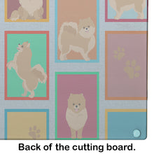 Load image into Gallery viewer, Lots of Orange Pomeranian Glass Cutting Boards – Durable, Decorative Kitchen Art Large