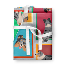 Load image into Gallery viewer, Lots of Blue Merle Sheltie Apron – Artist-Designed Kitchen, BBQ &amp; Craft Apron