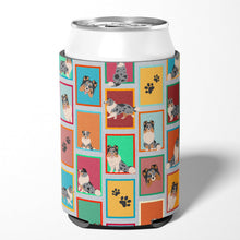 Load image into Gallery viewer, Lots of Blue Merle Sheltie Can or Bottle Hugger