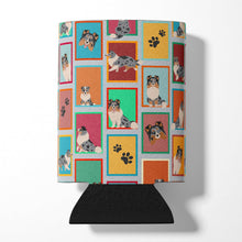 Load image into Gallery viewer, Lots of Blue Merle Sheltie Can or Bottle Hugger