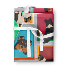 Load image into Gallery viewer, Lots of Tricolor Sheltie Apron – Artist-Designed Kitchen, BBQ &amp; Craft Apron