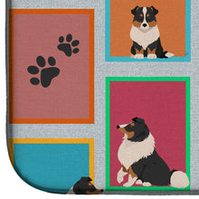 Load image into Gallery viewer, Lots of Tricolor Sheltie Dish Drying Mat