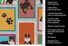 Load image into Gallery viewer, Lots of Tricolor Sheltie Kitchen Towel