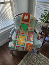 Load image into Gallery viewer, Lots of Fawn Pembroke Corgi Quilted Blanket 50x60