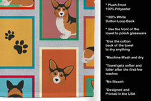 Load image into Gallery viewer, Lots of Sable Pembroke Corgi Kitchen Towel
