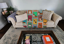 Load image into Gallery viewer, Lots of Sable Pembroke Corgi Quilted Blanket 50x60