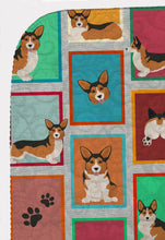 Load image into Gallery viewer, Lots of Sable Pembroke Corgi Quilted Blanket 50x60