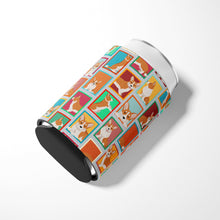 Load image into Gallery viewer, Lots of Red Cardigan Corgi Can or Bottle Hugger