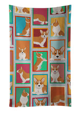 Load image into Gallery viewer, Lots of Red Cardigan Corgi Kitchen Towel