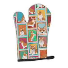 Load image into Gallery viewer, Lots of Red Cardigan Corgi Oven Mitt