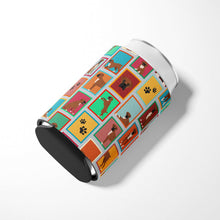 Load image into Gallery viewer, Lots of Black Face Boxer Can or Bottle Hugger