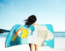 Load image into Gallery viewer, Surfer Dog Maltese Beach Towel – Premium Towel Large, Colorful, and Ultra-Soft for Pool or Beach