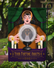 Load image into Gallery viewer, Longhaired Dachshund Halloween Garden Flag