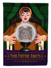 Load image into Gallery viewer, Sheltie Halloween House Flag