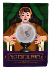 Load image into Gallery viewer, Cornish Rex Cat Halloween House Flag