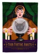 Load image into Gallery viewer, Russian White Black Cat Halloween House Flag