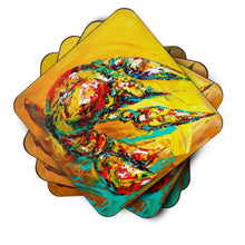 Load image into Gallery viewer, Crawfish Anyway You Like It Coasters - Set of 4 Lightweight Foam, Absorbent Drink Coasters