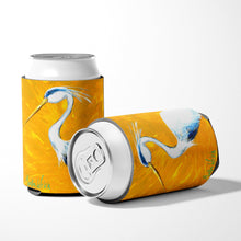 Load image into Gallery viewer, Bird - Blue Heron Col Mustard Can or Bottle Beverage Insulator Hugger