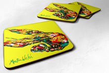 Load image into Gallery viewer, Crawfish Craw Time Coasters - Set of 4 Lightweight Foam, Absorbent Drink Coasters