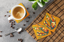 Load image into Gallery viewer, Crawfish Crawfish &amp; Hot Coasters - Set of 4 Lightweight Foam, Absorbent Drink Coasters