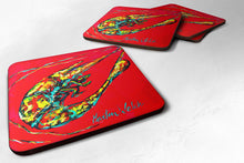 Load image into Gallery viewer, Shrimp Day Dream Coasters - Set of 4 Lightweight Foam, Absorbent Drink Coasters
