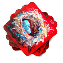 Load image into Gallery viewer, Bird Egg-Stra Speical Coasters - Set of 4 Lightweight Foam, Absorbent Drink Coasters