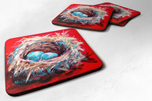 Load image into Gallery viewer, Bird Egg-Stra Speical Coasters - Set of 4 Lightweight Foam, Absorbent Drink Coasters