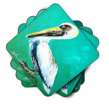 Load image into Gallery viewer, Bird - Pelican Lightin Up Coasters - Set of 4 Lightweight Foam, Absorbent Drink Coasters