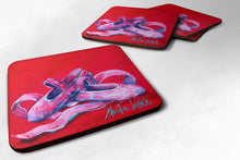 Load image into Gallery viewer, Ballet Little Slippers Coasters - Set of 4 Lightweight Foam, Absorbent Drink Coasters