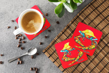 Load image into Gallery viewer, Crab Long Claw Coasters - Set of 4 Lightweight Foam, Absorbent Drink Coasters