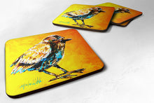 Load image into Gallery viewer, Bird Look At The Birdie Coasters - Set of 4 Lightweight Foam, Absorbent Drink Coasters