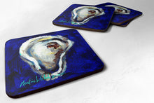 Load image into Gallery viewer, Oyster One Shell Coasters - Set of 4 Lightweight Foam, Absorbent Drink Coasters