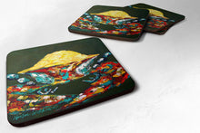 Load image into Gallery viewer, Crab Pick Me Coasters - Set of 4 Lightweight Foam, Absorbent Drink Coasters
