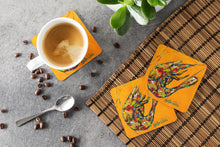 Load image into Gallery viewer, Shrimp Remy Coasters - Set of 4 Lightweight Foam, Absorbent Drink Coasters