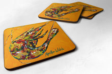 Load image into Gallery viewer, Shrimp Remy Coasters - Set of 4 Lightweight Foam, Absorbent Drink Coasters
