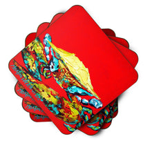 Load image into Gallery viewer, Crab Right On It Coasters - Set of 4 Lightweight Foam, Absorbent Drink Coasters
