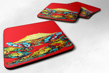 Load image into Gallery viewer, Crab Right On It Coasters - Set of 4 Lightweight Foam, Absorbent Drink Coasters