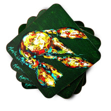 Load image into Gallery viewer, Crawfish Smudge Coasters - Set of 4 Lightweight Foam, Absorbent Drink Coasters